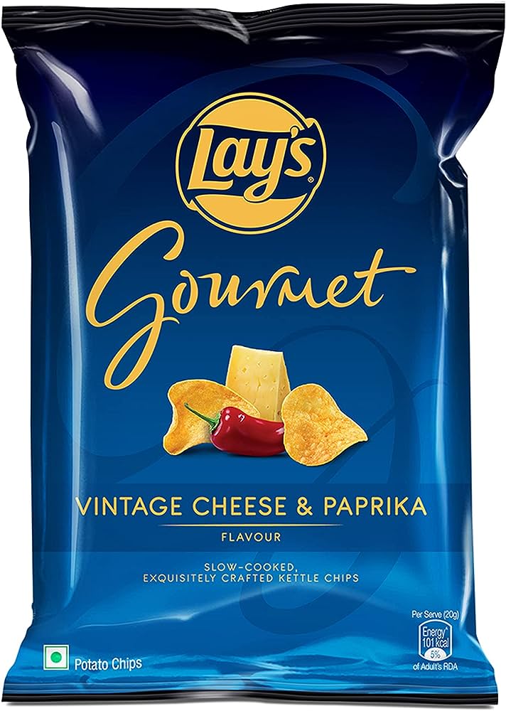 Lays Gourmet Vintage Cheese & Paprika 55g