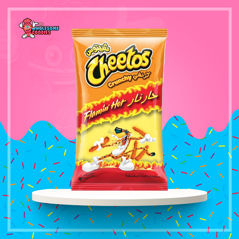 Cheetos Crunchy Flamin Hot Red 190g