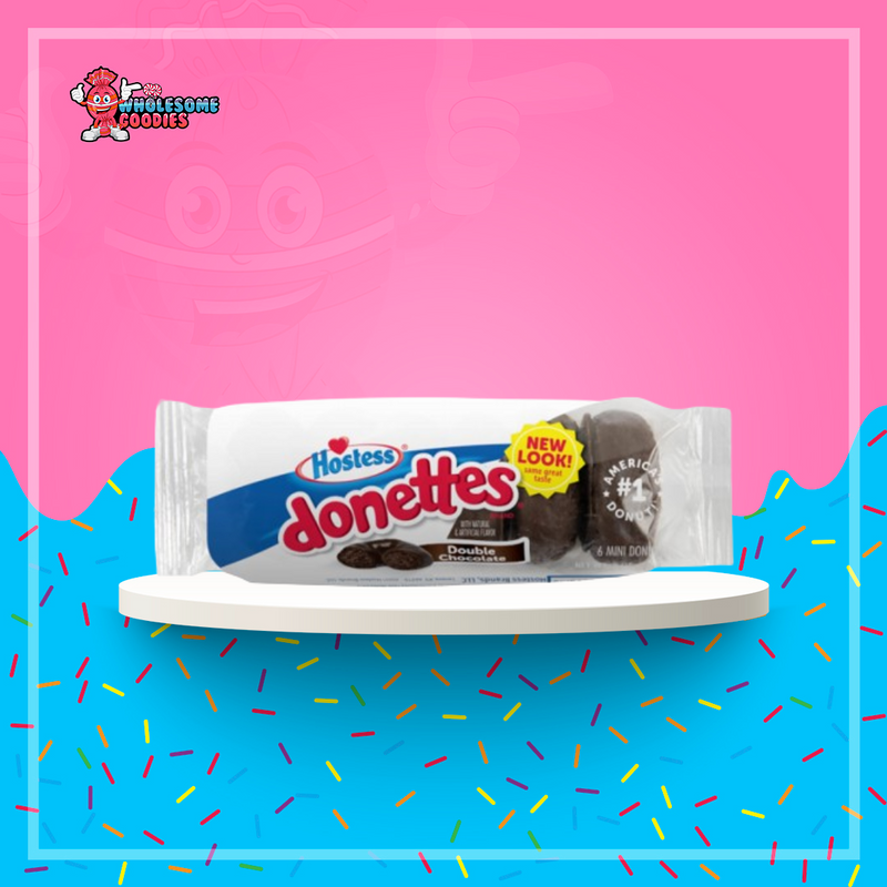 Hostess Double Chocolate Flavoured Donettes 85g