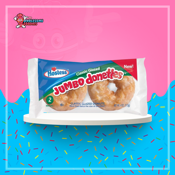 Hostess Glazed Jumbo Donuts 113g