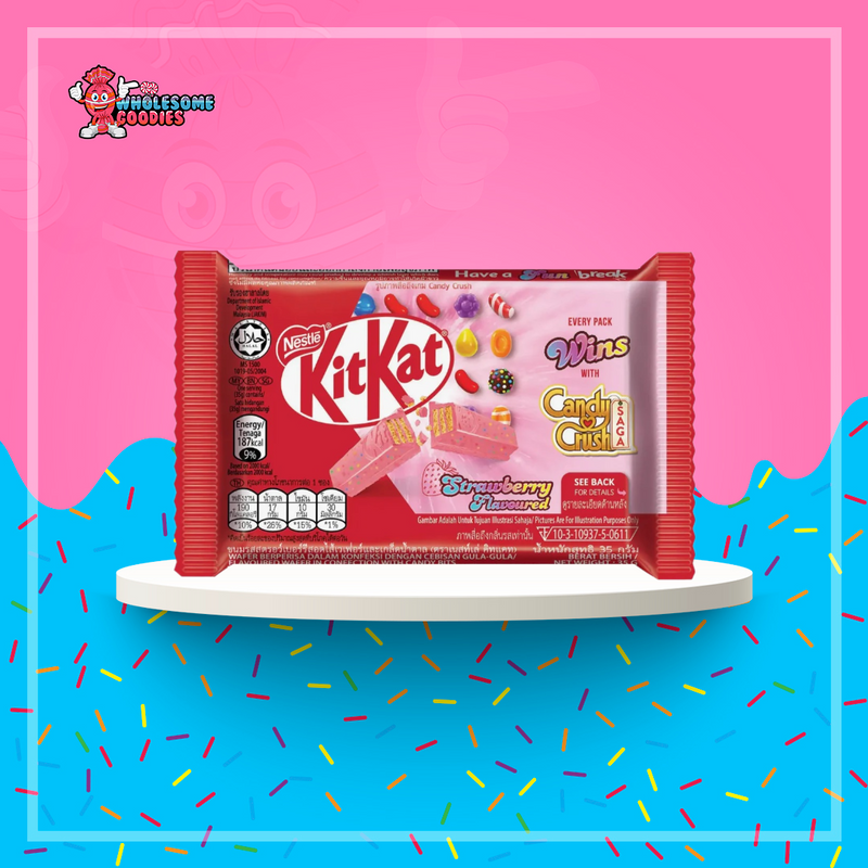 KitKat Candy Crush Strawberry 35g Malaysia