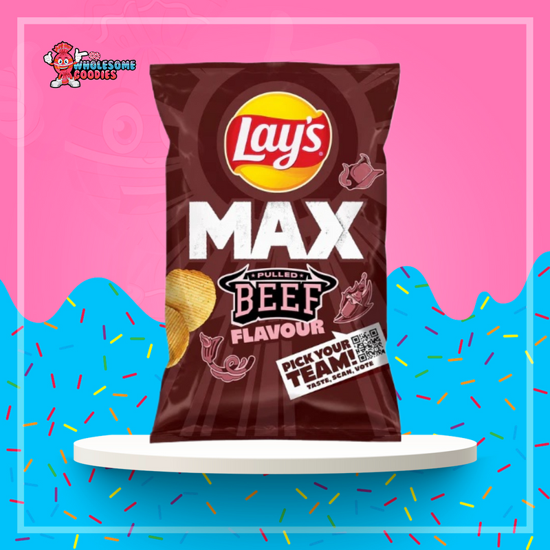 Lays Max Wavy Pulled Beef 120g (Germany)