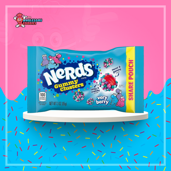 Nerds Gummy Clusters Very Berry Peg Bag 85g