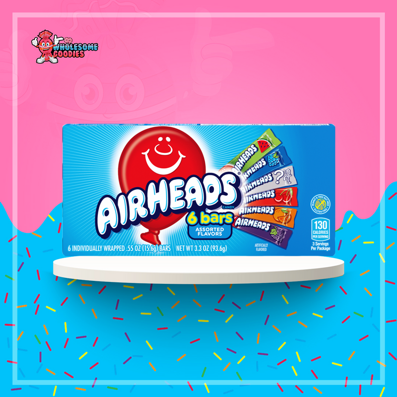 Airheads - 6 Bar Selection Box - 3.3oz (93.6g)