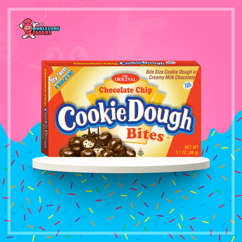 Cookie Dough Bites Chocolate Chip 3.1oz (88g) Theatre Box
