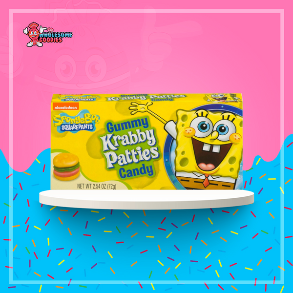 Spongebob Squarepants Gummy Krabby Patties Theatre Box - 2.54oz (72g)