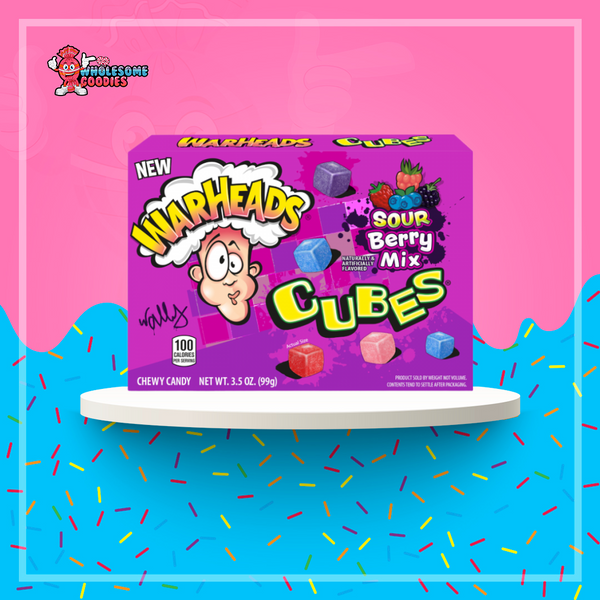 Warheads Berry Mix Cubes Theater Box - 3.5oz (99g)