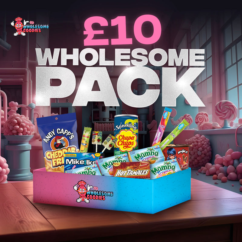 £10 WHOLESOME PACK (INCLUDES SODA CRIPS SWEETS)